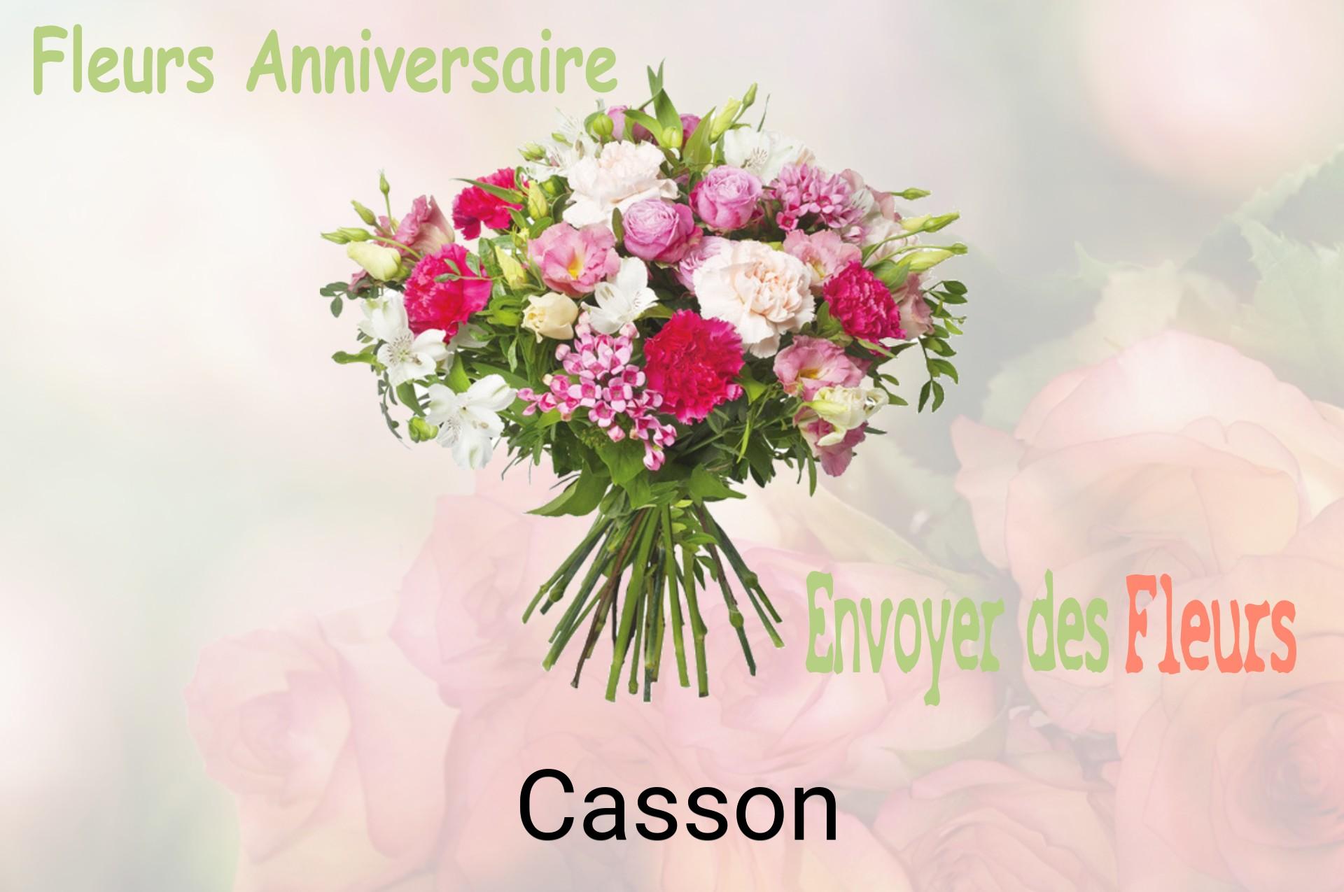 Bouquet de fleurs d’anniversaire livré à Casson